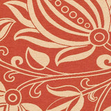 Safavieh Courtyard cy2961 - 3707 Red / Natural Rugs - Safavieh - cy2961 - 3707 - 0