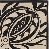 Safavieh Courtyard cy2961 - 3901 Sand / Black Rugs - Safavieh - cy2961 - 3901 - 0