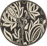 Safavieh Courtyard cy2961 - 3908 Black / Sand Rugs - Safavieh - cy2961 - 3908 - 6