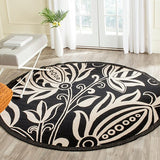 Safavieh Courtyard cy2961 - 3908 Black / Sand Rugs - Safavieh - cy2961 - 3908 - 7sq
