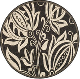 Safavieh Courtyard cy2961 - 3908 Black / Sand Rugs - Safavieh - cy2961 - 3908 - 8r