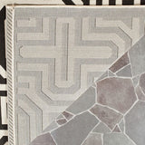 Safavieh Courtyard cy2962 - 3901 Sand / Black Rugs - Safavieh - cy2962 - 3901 - 5