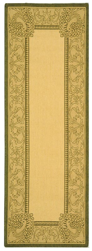 Safavieh Courtyard cy2965 - 1e01 Natural / Olive Rugs - Safavieh - cy2965 - 1e01 - 27