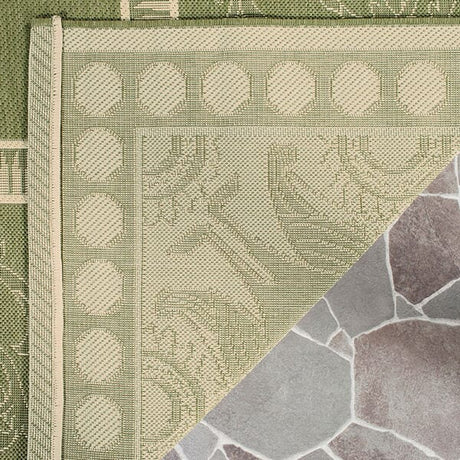 Safavieh Courtyard cy2965 - 1e06 Olive / Natural Rugs - Safavieh - cy2965 - 1e06 - 0