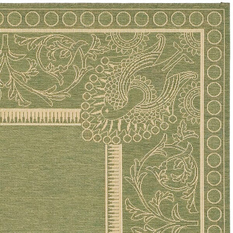 Safavieh Courtyard cy2965 - 1e06 Olive / Natural Rugs - Safavieh - cy2965 - 1e06 - 0