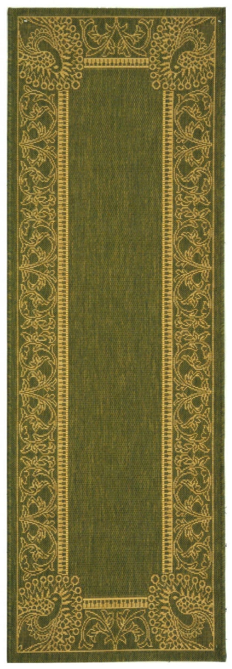 Safavieh Courtyard cy2965 - 1e06 Olive / Natural Rugs - Safavieh - cy2965 - 1e06 - 27