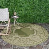 Safavieh Courtyard cy2965 - 1e06 Olive / Natural Rugs - Safavieh - cy2965 - 1e06 - 7sq