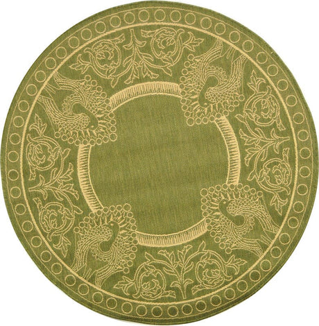 Safavieh Courtyard cy2965 - 1e06 Olive / Natural Rugs - Safavieh - cy2965 - 1e06 - 8r