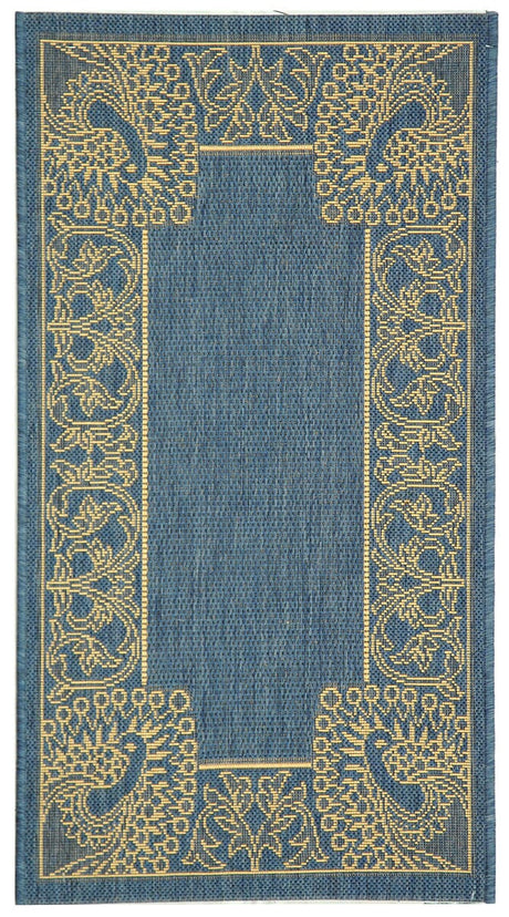 Safavieh Courtyard cy2965 - 3103 Blue / Natural Rugs - Safavieh - cy2965 - 3103 - 27