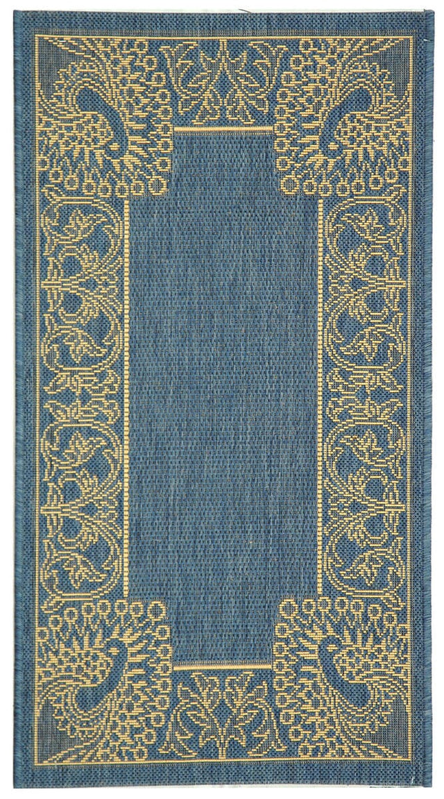 Safavieh Courtyard cy2965 - 3103 Blue / Natural Rugs - Safavieh - cy2965 - 3103 - 27