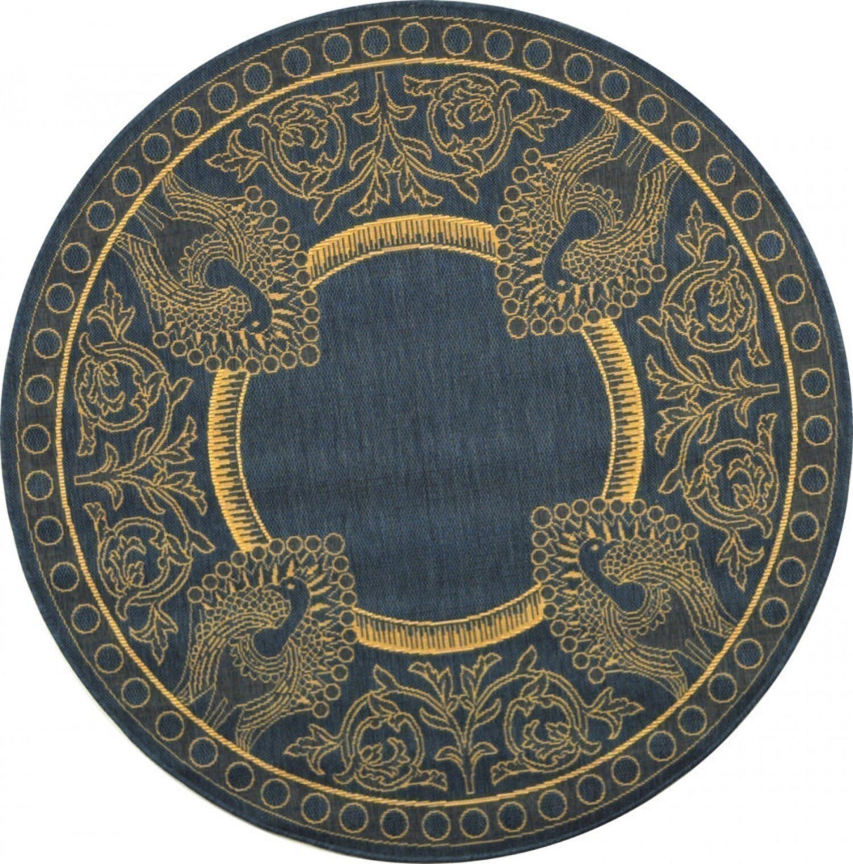 Safavieh Courtyard cy2965 - 3103 Blue / Natural Rugs - Safavieh - cy2965 - 3103 - 6