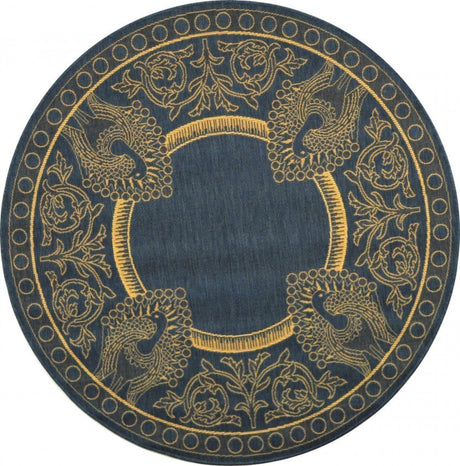 Safavieh Courtyard cy2965 - 3103 Blue / Natural Rugs - Safavieh - cy2965 - 3103 - 6
