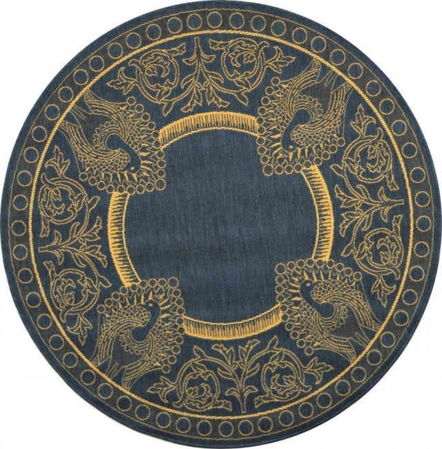 Safavieh Courtyard cy2965 - 3103 Blue / Natural Rugs - Safavieh - cy2965 - 3103 - 6