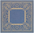 Safavieh Courtyard cy2965 - 3103 Blue / Natural Rugs - Safavieh - cy2965 - 3103 - 7sq