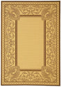 Safavieh Courtyard cy2965 - 3401 Natural / Chocolate Rugs - Safavieh - cy2965 - 3401 - 0