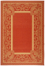 Safavieh Courtyard cy2965 - 3707 Red / Natural Rugs - Safavieh - cy2965 - 3707 - 1