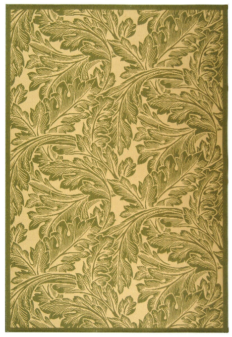 Safavieh Courtyard cy2996 - 1e01 Natural / Olive Rugs - Safavieh - cy2996 - 1e01 - 0