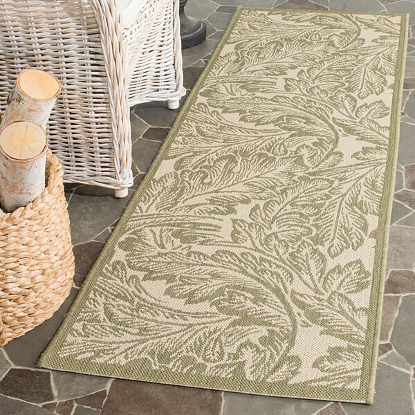 Safavieh Courtyard cy2996 - 1e01 Natural / Olive Rugs - Safavieh - cy2996 - 1e01 - 6