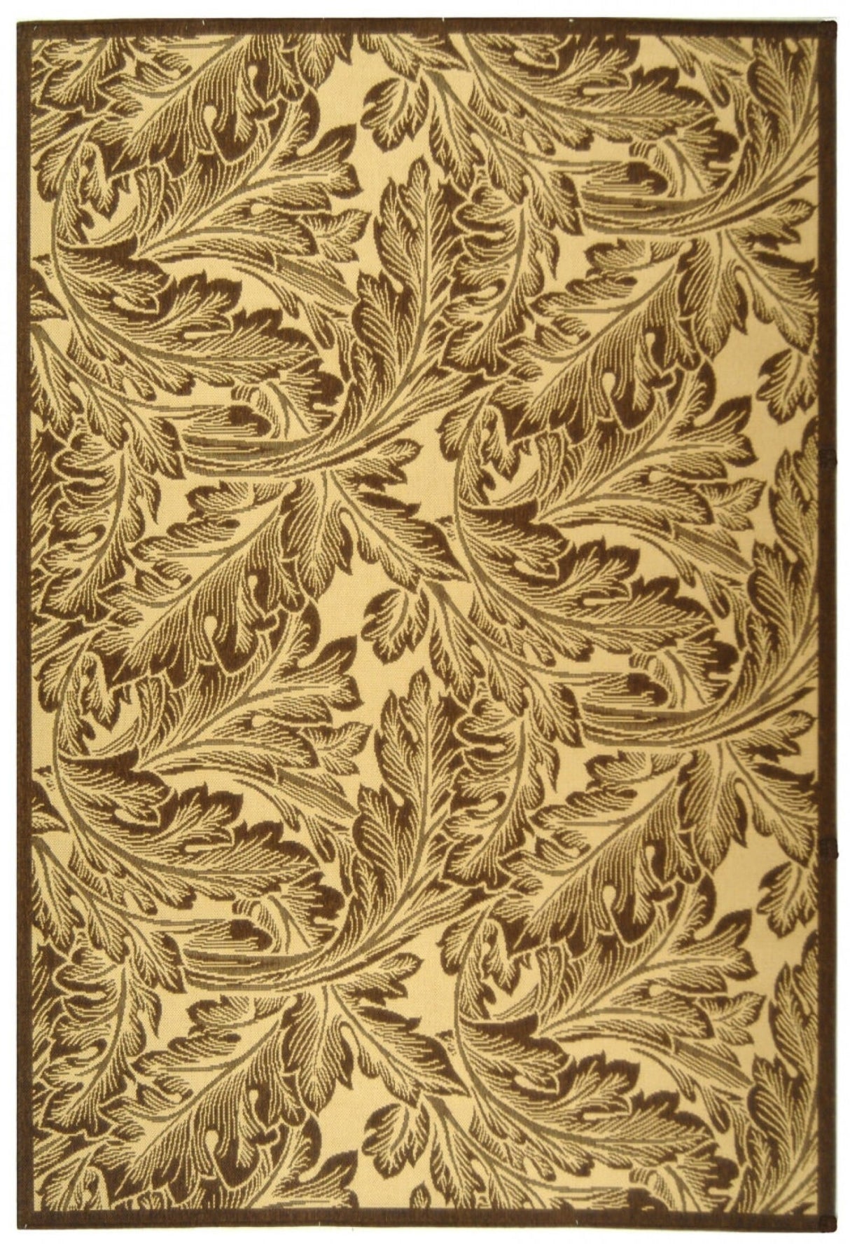Safavieh Courtyard cy2996 - 3001 Natural / Brown Rugs - Safavieh - cy2996 - 3001 - 5r