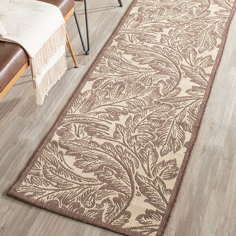 Safavieh Courtyard cy2996 - 3401 Natural / Chocolate Rugs - Safavieh - cy2996 - 3401 - 27