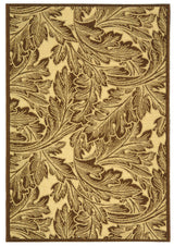 Safavieh Courtyard cy2996 - 3401 Natural / Chocolate Rugs - Safavieh - cy2996 - 3401 - 27