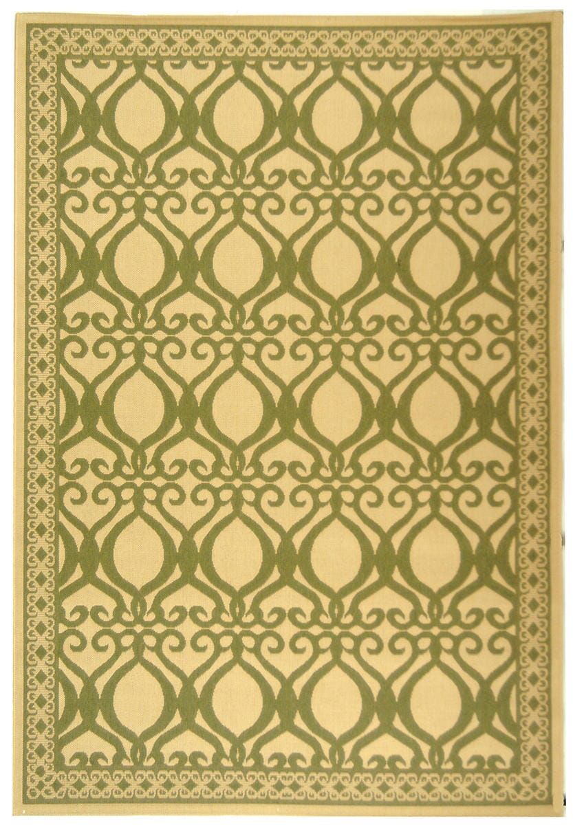 Safavieh Courtyard cy3040 - 1e01 Natural / Olive Rugs - Safavieh - cy3040 - 1e01 - 2