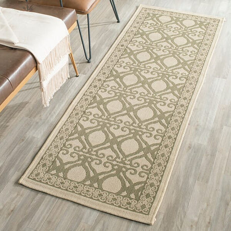 Safavieh Courtyard cy3040 - 1e01 Natural / Olive Rugs - Safavieh - cy3040 - 1e01 - 27