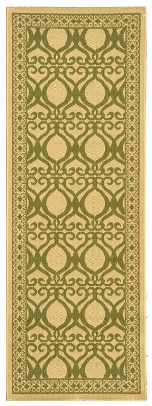 Safavieh Courtyard cy3040 - 1e01 Natural / Olive Rugs - Safavieh - cy3040 - 1e01 - 27