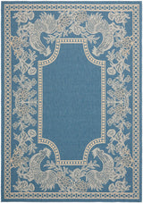 Safavieh Courtyard Cy3305 - 3103 Blue / Natural Rugs - Safavieh - cy3305 - 3103 - 2