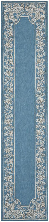 Safavieh Courtyard Cy3305 - 3103 Blue / Natural Rugs - Safavieh - cy3305 - 3103 - 27