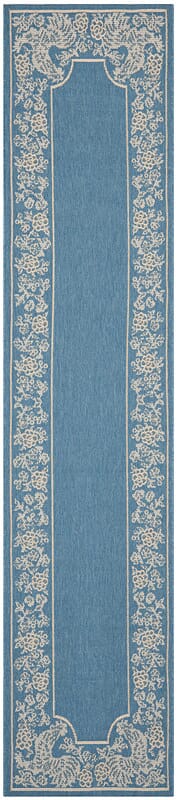 Safavieh Courtyard Cy3305 - 3103 Blue / Natural Rugs - Safavieh - cy3305 - 3103 - 27