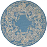 Safavieh Courtyard Cy3305 - 3103 Blue / Natural Rugs - Safavieh - cy3305 - 3103 - 5r