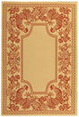 Safavieh Courtyard cy3305 - 3701 Natural / Red Rugs - Safavieh - cy3305 - 3701 - 2