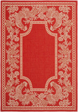 Safavieh Courtyard Cy3305 - 3707 Red / Natural Rugs - Safavieh - cy3305 - 3707 - 2