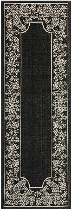 Safavieh Courtyard Cy3305 - 3908 Black / Sand Rugs - Safavieh - cy3305 - 3908 - 27