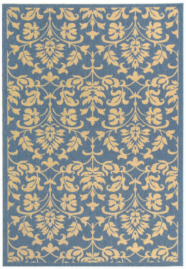 Safavieh Courtyard cy3416 - 3103 Blue / Natural Rugs - Safavieh - cy3416 - 3103 - 2