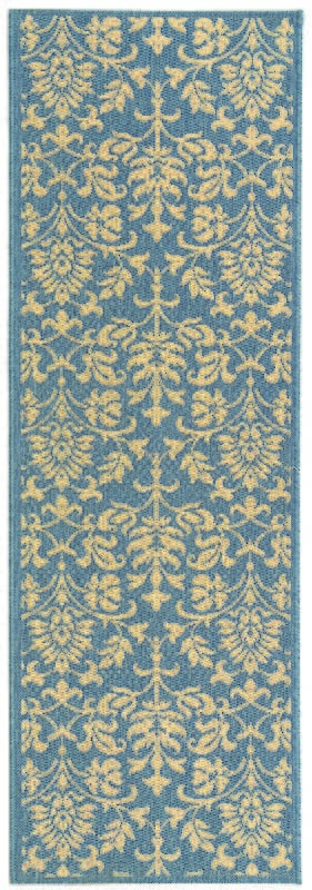 Safavieh Courtyard cy3416 - 3103 Blue / Natural Rugs - Safavieh - cy3416 - 3103 - 27