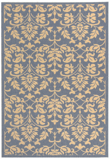 Safavieh Courtyard cy3416 - 3103 Blue / Natural Rugs - Safavieh - cy3416 - 3103 - 27