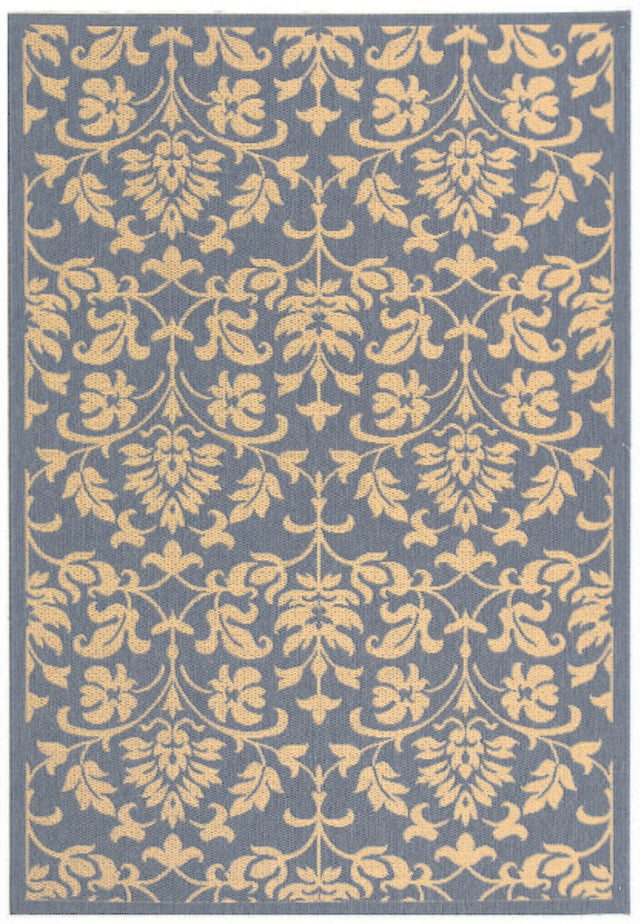 Safavieh Courtyard cy3416 - 3103 Blue / Natural Rugs - Safavieh - cy3416 - 3103 - 27