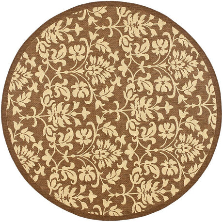 Safavieh Courtyard cy3416 - 3409 Chocolate / Natural Rugs - Safavieh - cy3416 - 3409 - 7r