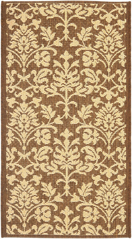 Safavieh Courtyard cy3416 - 3409 Chocolate / Natural Rugs - Safavieh - cy3416 - 3409 - 7r