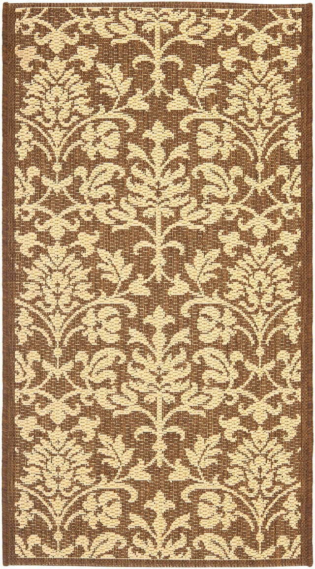 Safavieh Courtyard cy3416 - 3409 Chocolate / Natural Rugs - Safavieh - cy3416 - 3409 - 7r