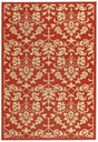 Safavieh Courtyard cy3416 - 3707 Red / Natural Rugs - Safavieh - cy3416 - 3707 - 2