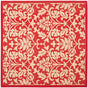 Safavieh Courtyard cy3416 - 3707 Red / Natural Rugs - Safavieh - cy3416 - 3707 - 7sq