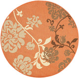 Safavieh Courtyard Cy4027C Terra Natural / Brown Rugs - Safavieh - cy4027c - 5r