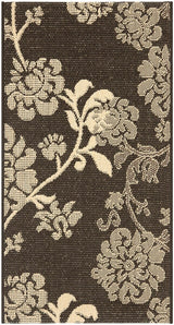 Safavieh Courtyard Cy4027D Black Natural / Brown Rugs - Safavieh - cy4027d - 5r