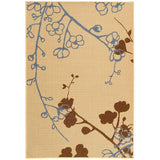 Safavieh Courtyard cy4038b Natural Brown / Blue Rugs - Safavieh - cy4038b - 2