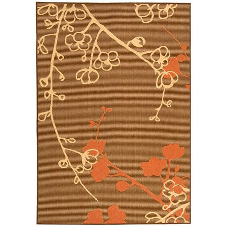 Safavieh Courtyard Cy4038C Brown Natural / Terracotta Rugs - Safavieh - cy4038c - 2