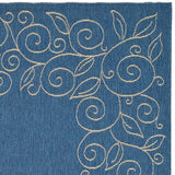 Safavieh Courtyard cy5139c Blue / Ivory Rugs - Safavieh - cy5139c - 2