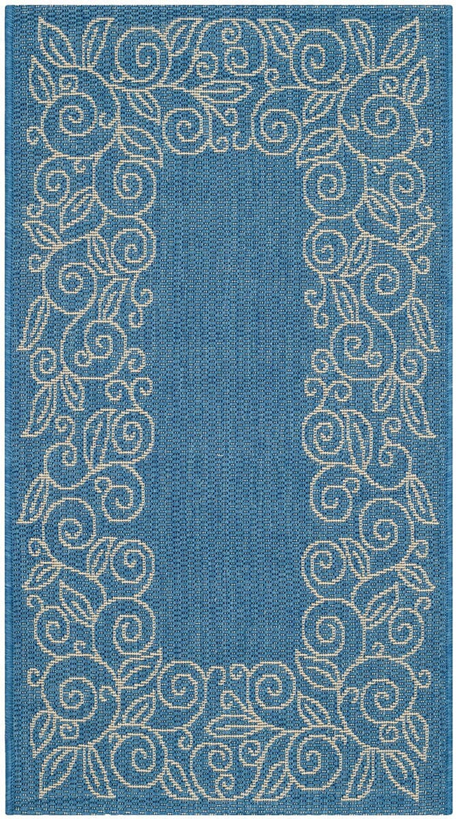 Safavieh Courtyard cy5139c Blue / Ivory Rugs - Safavieh - cy5139c - 7r